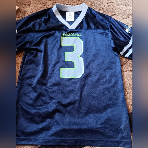 Youth Large NFL Jersey Shirt Team Apparel #3 Wilson - Picture 1 of 5